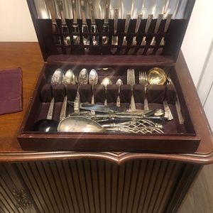 Vintage 75 piece Silverware by Nobility